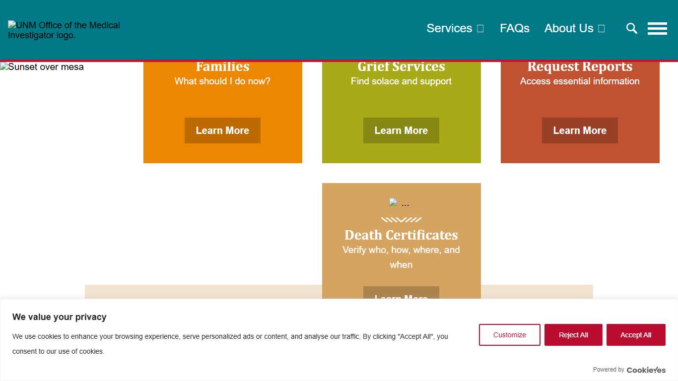 Office of the Medical Investigator State of New Mexico